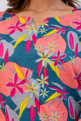 Lush Petal Cotton Loungewear Co-ord Set