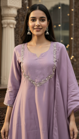 Lilac 6 Kali A-Line Dress Set