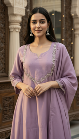 Lilac 6 Kali A-Line Dress Set
