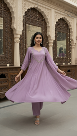 Lilac 6 Kali A-Line Dress Set