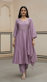 Lilac 6 Kali A-Line Dress Set