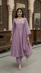 Lilac 6 Kali A-Line Dress Set